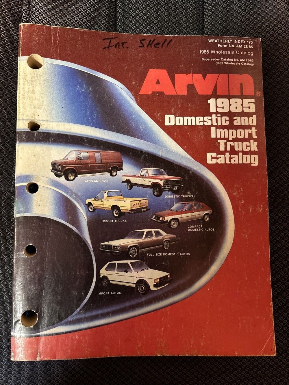 1985 Arvin Domestic & Import Truck Wholesale Catalog Vintage Catalog AM 28-85